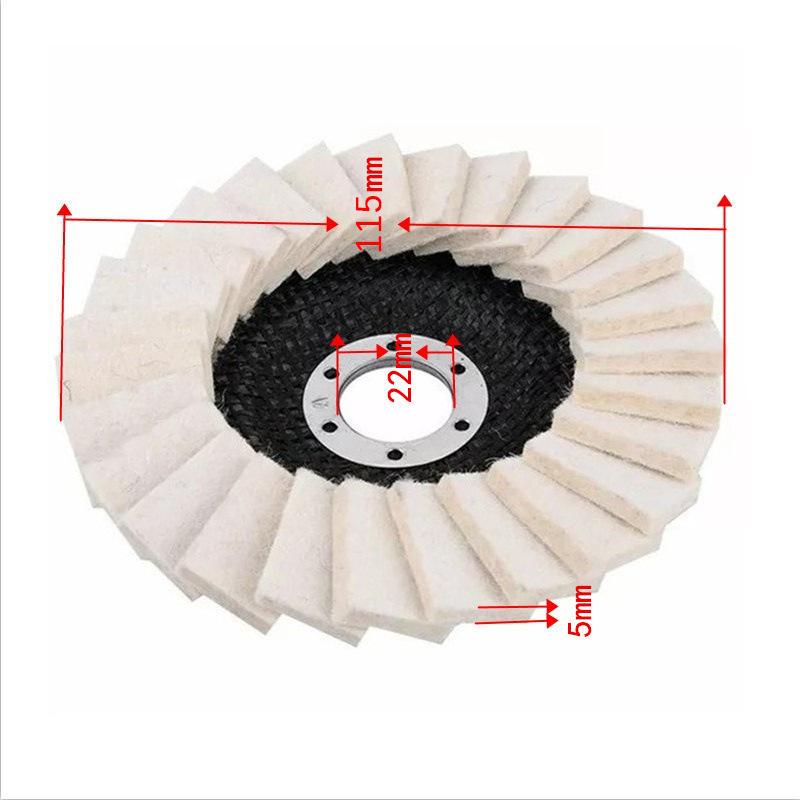 Metal Polishing Buffing Compound Set Wool Felt Flap Polishing Wheel Disc or Wax For Aluminum Stainless Steel Jewelry