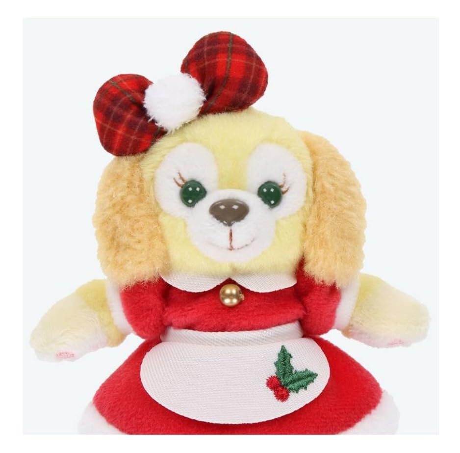 Cookie Ann Plush Badge DisneySea 2024 Christmas Duffy Friends Dancing Snowflakes Cookie Ann [Tokyo Exclusive] &