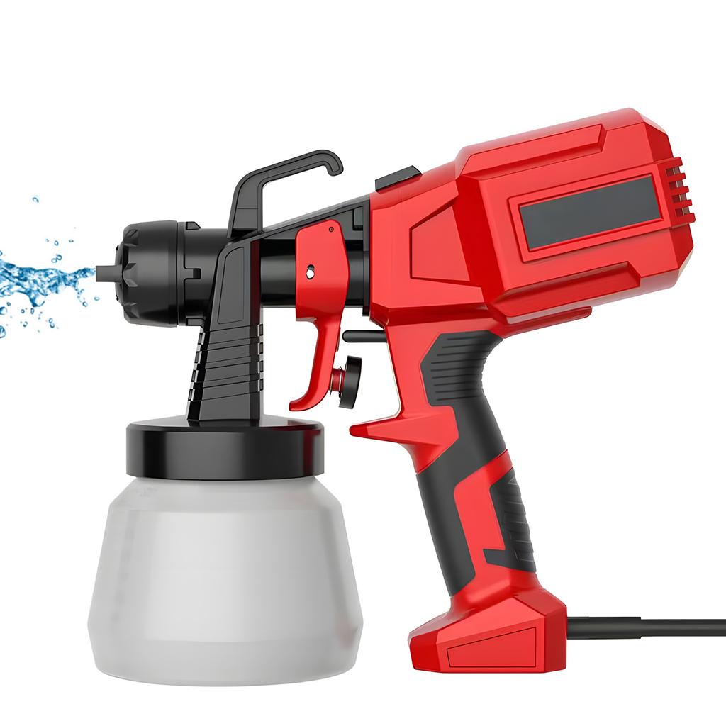 Paint Sprayer 550W High Power 3 Spray Patterns 800ml Container Easy To Clean Electric Paint Sprayer
