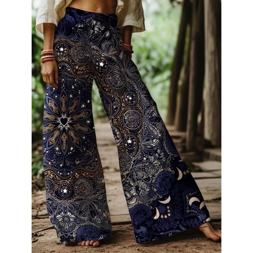 Elegant Cotton Linen Baggy Pants Fashion Women High Waist Drawstring Pocket Loose Wide Leg Pant Casual Streetwear New Trousers