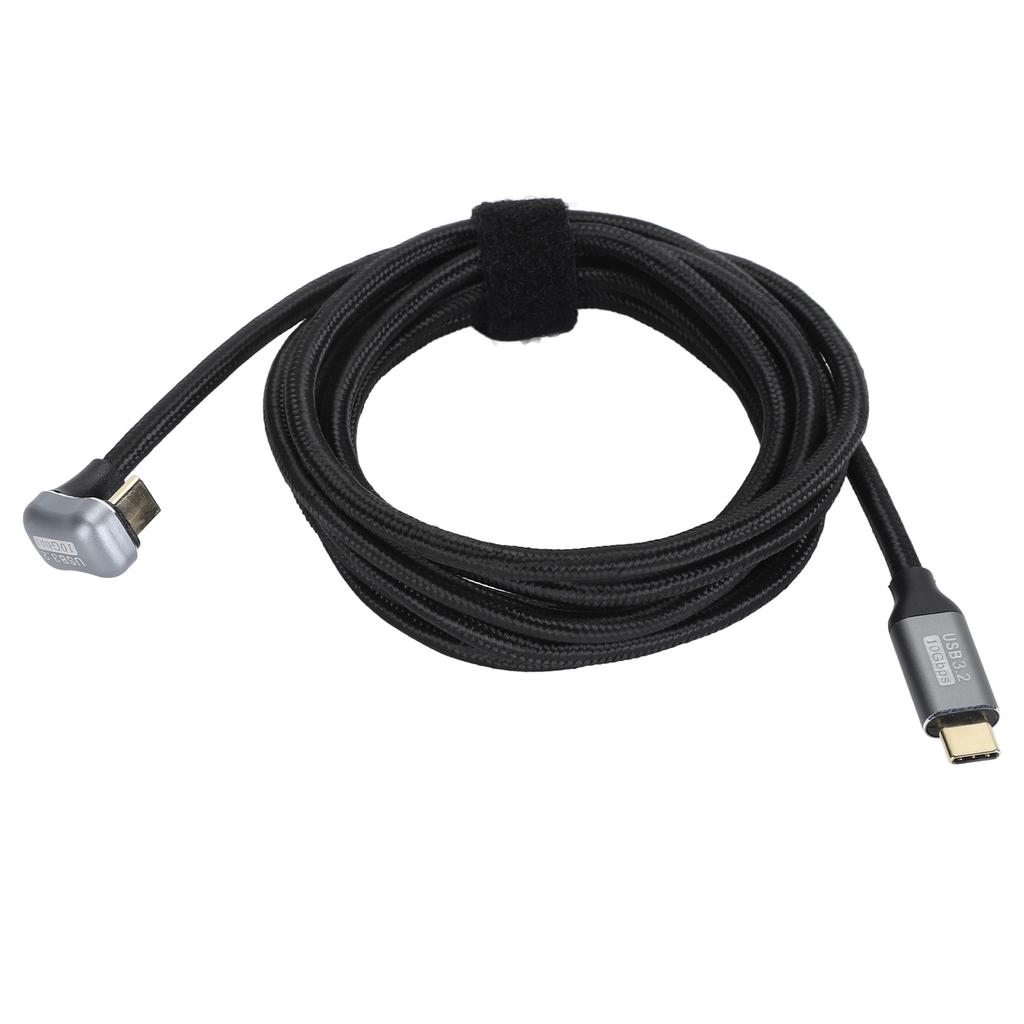 U Shaped Data Cable Type C Male to Male Data Cable USB3.2 Gen2 10Gbps 20V 5A PD100W Fast Charging 4K 60Hz Screen