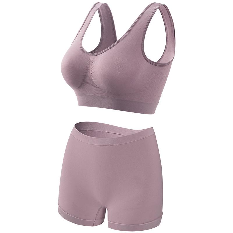 Plus Size Women's Wire-Free Sports Vest with Anti-Shock and Side Bust Control