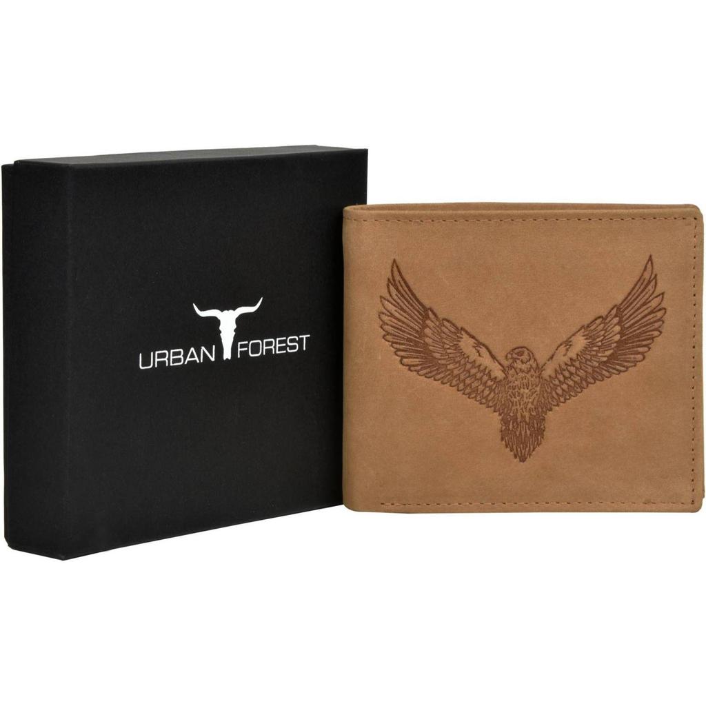 Lässige, formelle und trendige RFID-Geldbörse aus echtem Leder für Herren – normale Größe  (6 Kartenfächer)