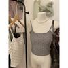 Fashionable Polka Dot with Chest Pads, Strappy Vests, Women's, Backless, Beautiful Back, Outerwear, Anti-glare, Inner Layer with Chest Wrap, Top