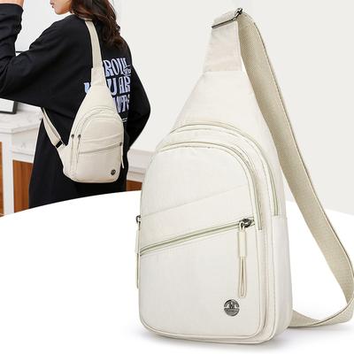 Taška cez telo Dámska náprsná taška Ľahká taška z nylonu odpudzujúceho vodu Vonkajšia taška cez rameno