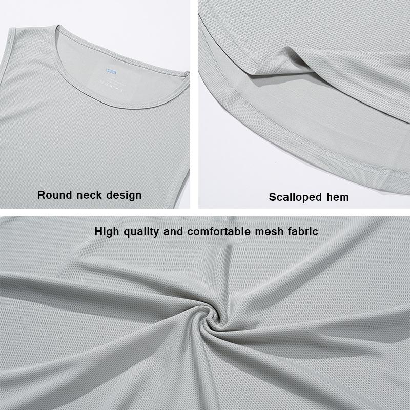 Muscleguys New Youth Summer Basketball Training Uniform Men's Quick-drying Breathable Vest Printed Outdoor Running Tops Fitness