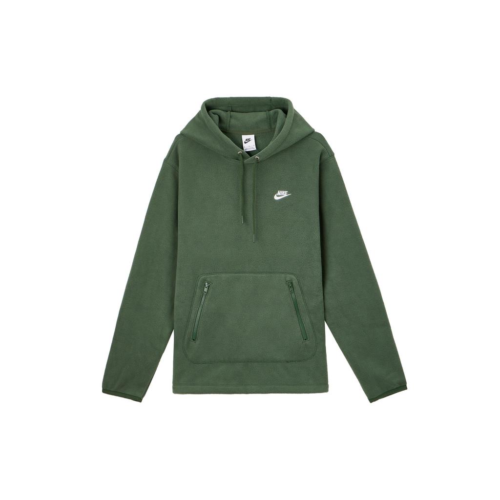 Nike Pullover Kapuzen-Fleece Weiche Bequeme Jacke Herrenjacken Tannengrün FZ0661-323