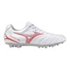 Mizuno Monarcida NEO 3 Select MG Soccer Club White X 3E Cleats, Football, Wide, Lightweight, Rugby, Red, 26.5 Cm,