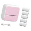 Enabled Portable Label Printer with Efficient Technology and 5 Rolls Included for Quick Labeling Tasks