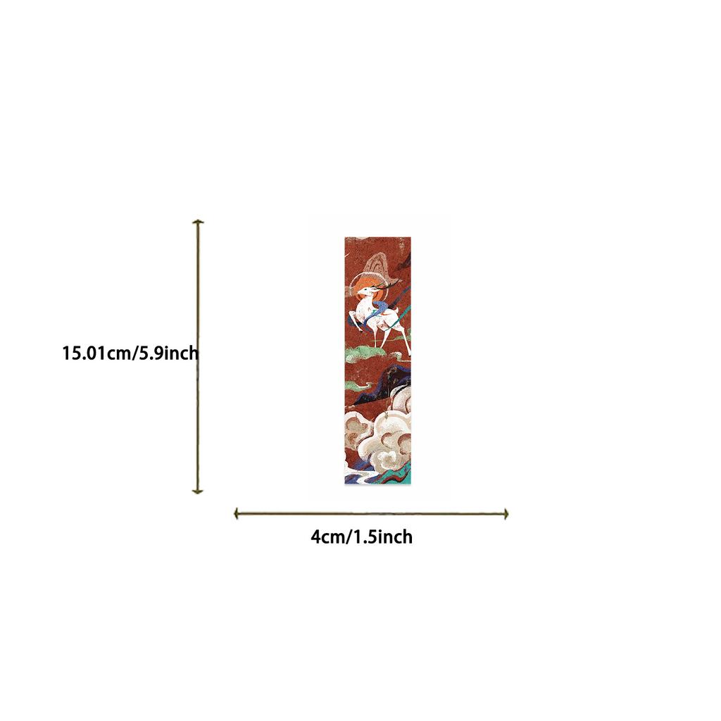 30 Pictures of Meet Dunhuang Series Simple Hand-door Literary and Creative Materials Ins Reading Paper Bookmark DIY