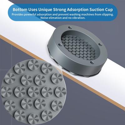 4Pcs Anti-Vibration Washing Machine Feet Pad Non-Slip Refrigerator Furniture Silent Support Mat Universal Dampers   Stand Base