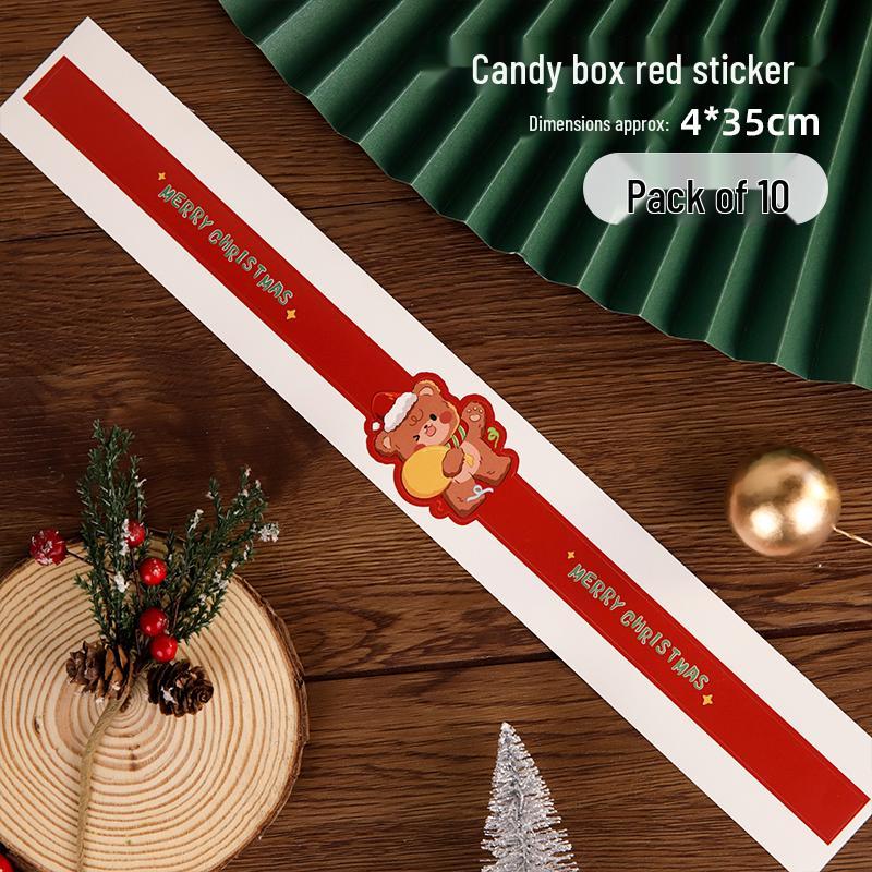 2024 Christmas Cake & Dessert Decoration Stickers - Merry Christmas Theme.