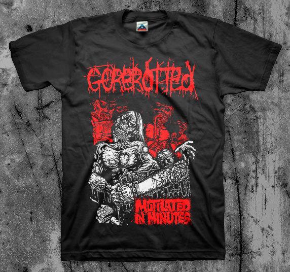 Gorerotted  Mutilated Chainsaw  T shirt Unisex T-Shirt XL
