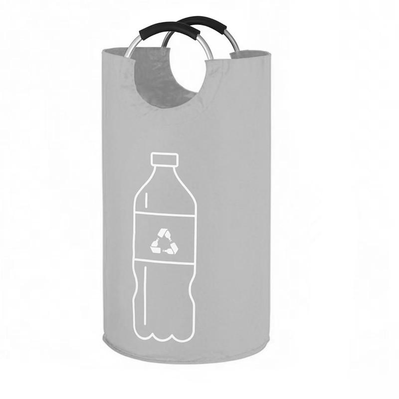 Large-capacity Beverage Bottle Storage Basket Waste Water Bottles Collection Bag Folding Recycling Bucket Dirty Laundry Baskets