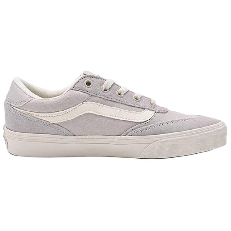Vans Brooklyn LS Skateboard Shoes Women's Low top Gray VN000D7UEN9
