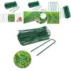 Heavy Duty Green Galvanised Turf Nails Steel Ushaped Garden Ground Pegs For Lawn And Garden Cover Fixing
