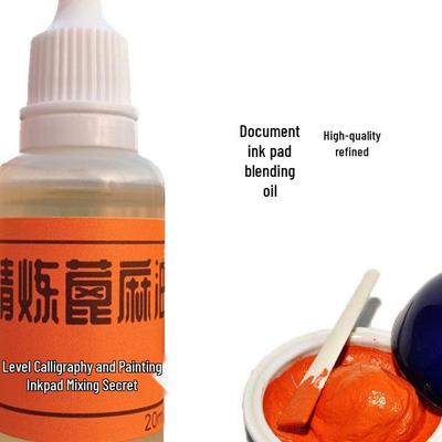 Cinnabar Inkpad Maintenance Oil for Calligraphy and Seal Carving