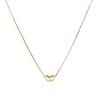 Gold Bean Pendant Necklace - Women's Light Luxury Clavicle Chain, Sweet & Cool Niche Design, High-End Feel Accessory