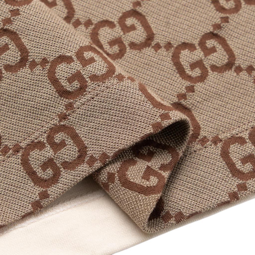 Gucci Polo Shirts Men's Khaki Polo Collar Moderate Other 682015-XJD1F-2270