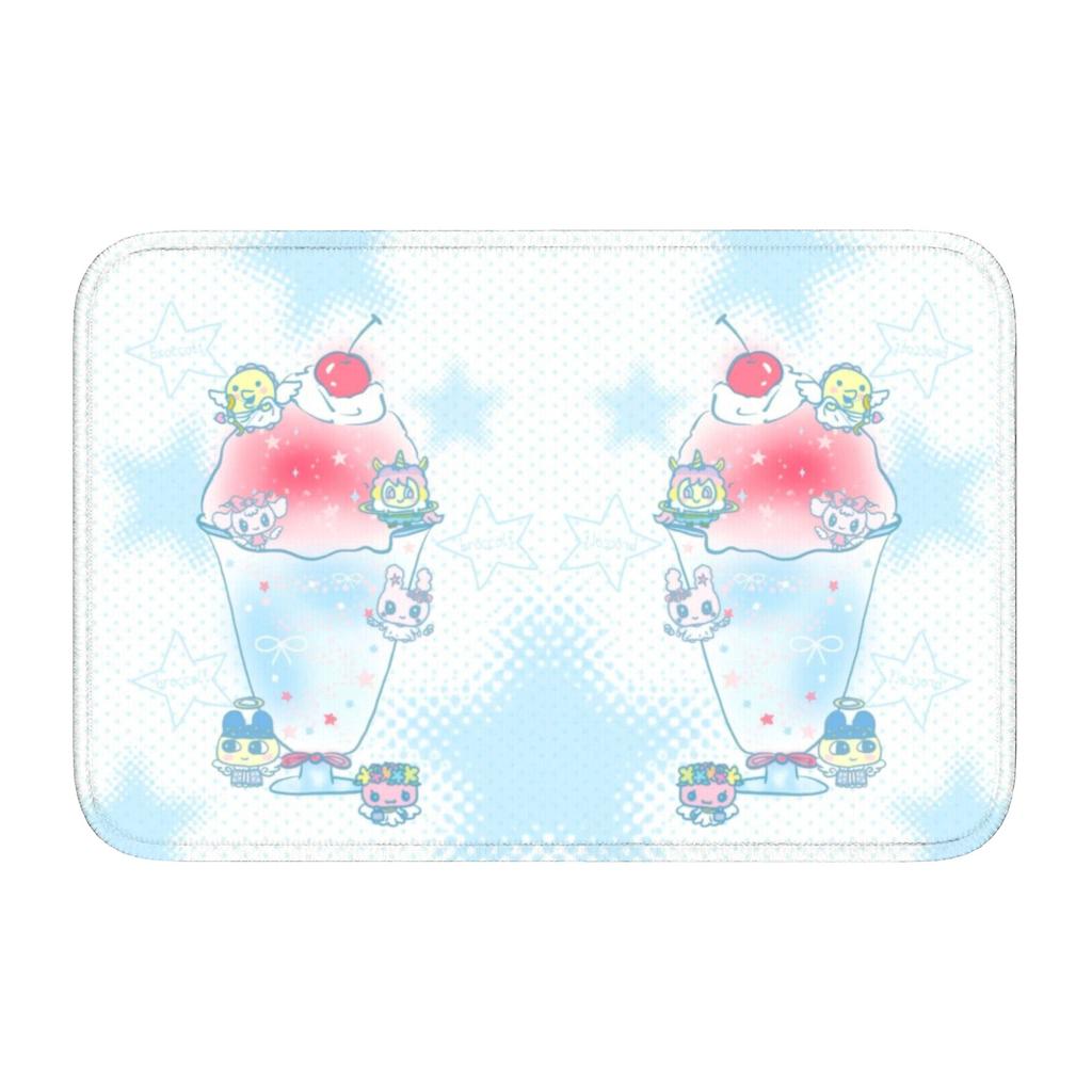 Tamagotchies Cartoon Floor Door Kitchen Bathroom Mat Anti-Slip Indoor  Doormat Garage Living Room Entrance Rug Carpet Footpad
