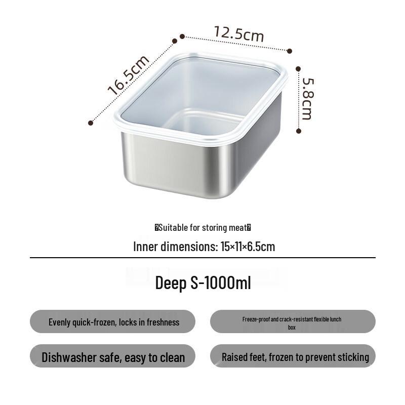 Stainless Steel Fresh-keeping Food Container