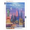 Diamond Painting Kit for Adults DIY New York Sparkling Art Canvas for Relaxing Craft Home Wall Decor and Creative Handmade Gift Idea