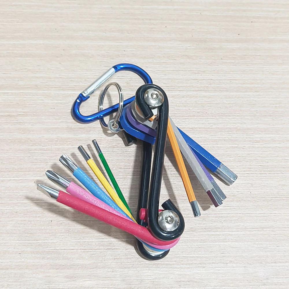 

S2 Alloy Steel Hex Key Allen Wrench Hand Tool Set 1.5 2 2.5 3 4 5 6 8 10mm Quick Snap Adapter Ball Plum Blossom Heads