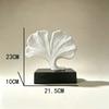Handmade Pop Art Resin Ginkgo Leaf Ornament Chinese Style Living Room & Hotel Decoration