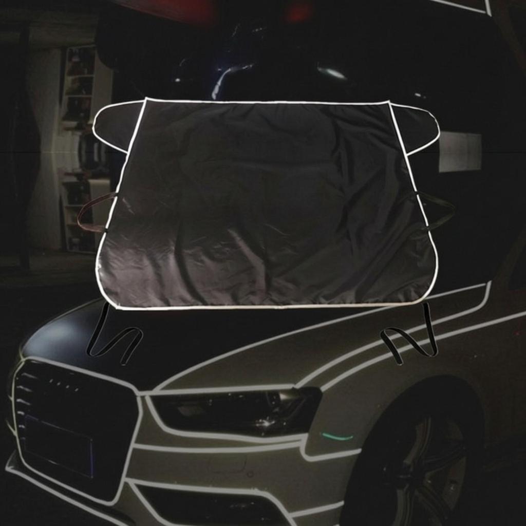 Front Windshield Protector Snowproof Snow Cover Windproof for Drivers
