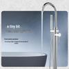 European Style Floor-Standing Bathtub Faucet with Hand Shower
