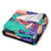 Mirai Nikki Gasai Yuno Blanket Quality Warm Soft  Throw Blanket Winter Girls Boys Living Room Graphic Bedspread
