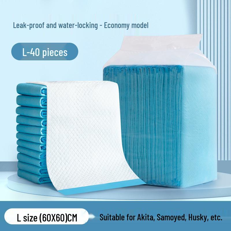 Thickened Disposable Dog Pee Pads - Deodorizing, Highly Absorbent, Large Size