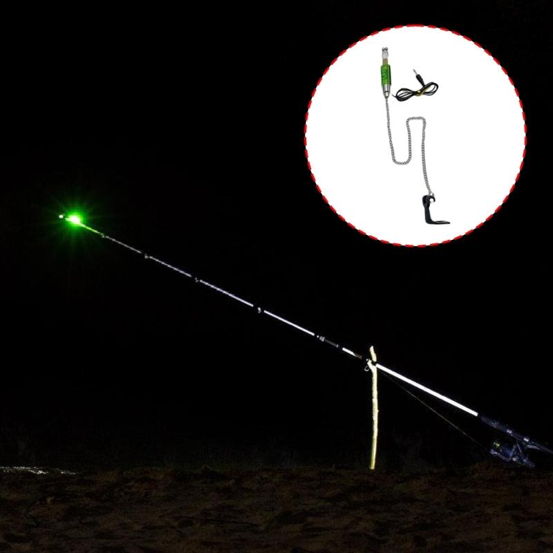 Bright LED Fishing Tool With Moving Lures Enhances Bites Detection Durability Light weight For Outdoor Anglers