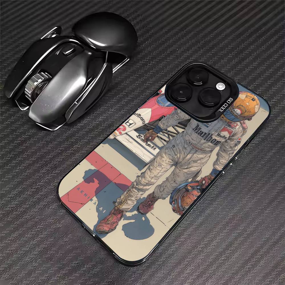 Racer Alonso Mobile Cell Phone Case For iPhone 17 16 15 14 13 12 11 Pro Max XS Max 7 8 Plus Shockproof Silicone Matte Cover