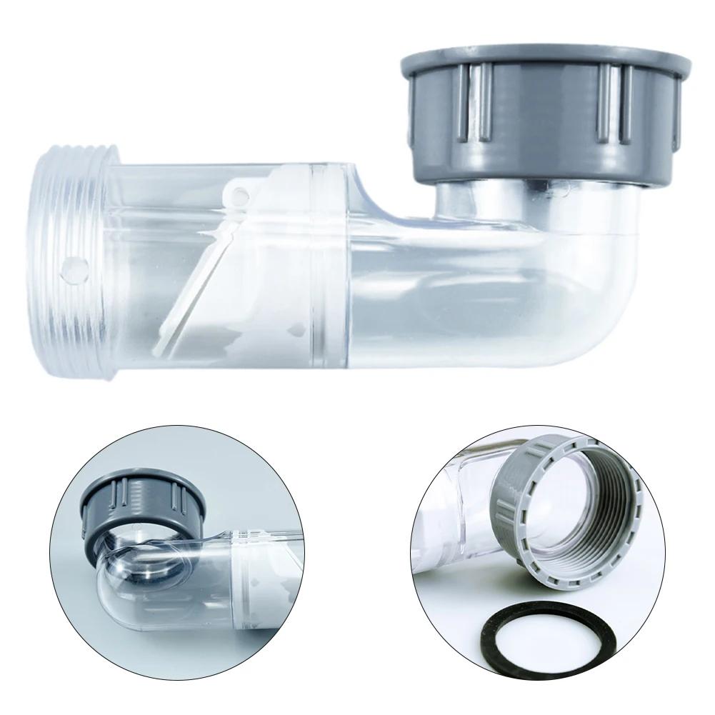 Kitchen Drain Valve Anti-odor Check Valve Plumbing Repairs Plumbing Solution Transparent Gray Bending Head Design PP Material