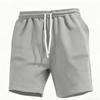 Herren Casual Shorts mit Kordelzug und elastischem Bund, Mehrfarbige Basic Lockere Gerade Bein Bermuda Shorts, Vielseitige Strandshorts für Zuhause und Sport