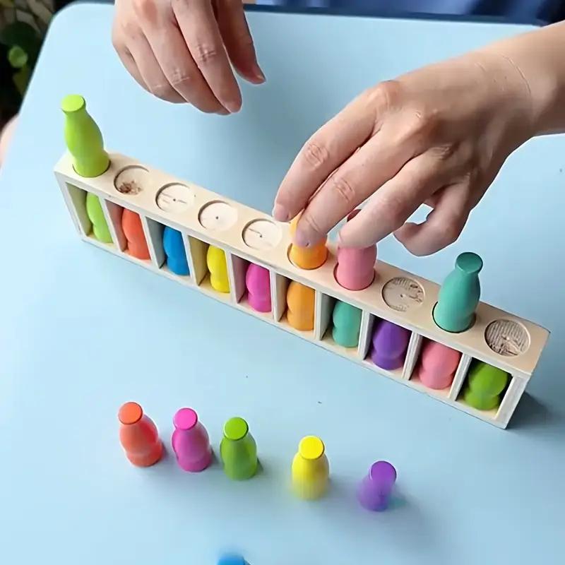 20 knifflige Flaschenpuzzles zum Farbabgleich – ideales Strategie- und Gedächtnisspiel für Partys, Halloween und Weihnachten.