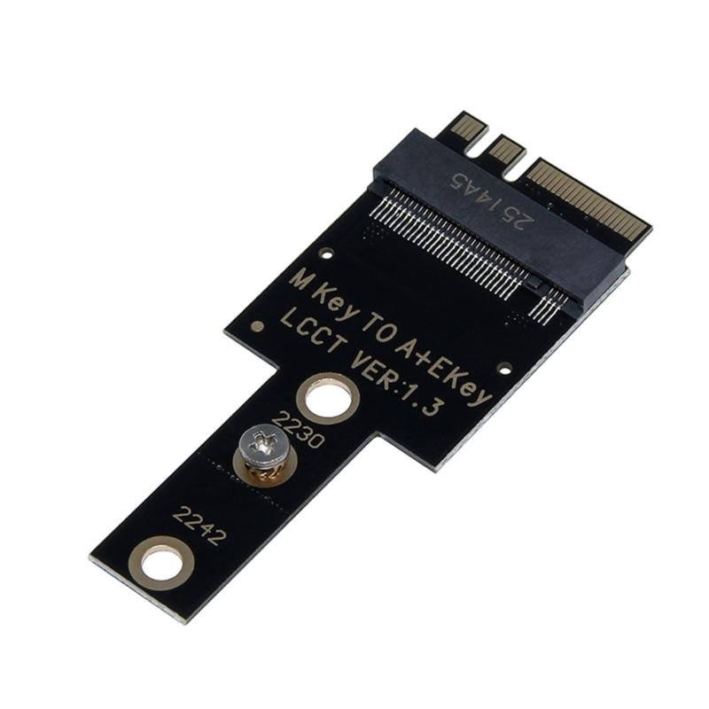 M.2 A+E NVMe SSDs to PCIExpress4.0 Host Controller Expansion Card, Supports 2242 NVME SSDs