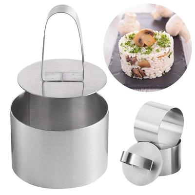Edelstahl Mousse Ring Kuchen Form Backen Werkzeuge Küche Backformen Kuchen Formen DIY Cupcake Salat Dessert Kuchen Decorting Werkzeuge