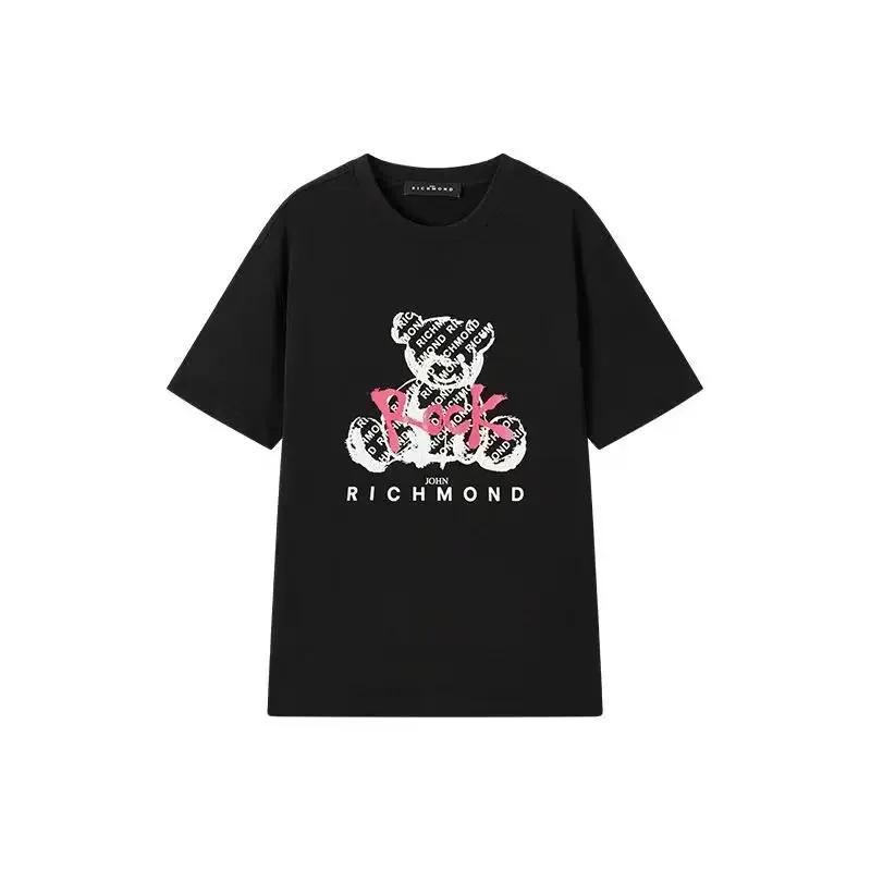 

Men s And Women s T-shirts Round Neck Short Sleeved Shirt Harajuku Y2K Fashion Summer Streetwear Basketball Couple Short Sleeved S