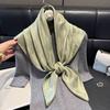 Fashion 90 Square Scarf Women'S Thousand Bird Grid Scarf Middle Eastern Headscarf Versatile Day Silk Cotton Silk Scarf Retro