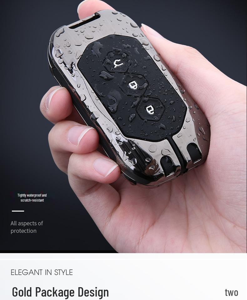 Wuling Capgemini 2020 Key Cover: Smart Remote Metal Case & Buckle