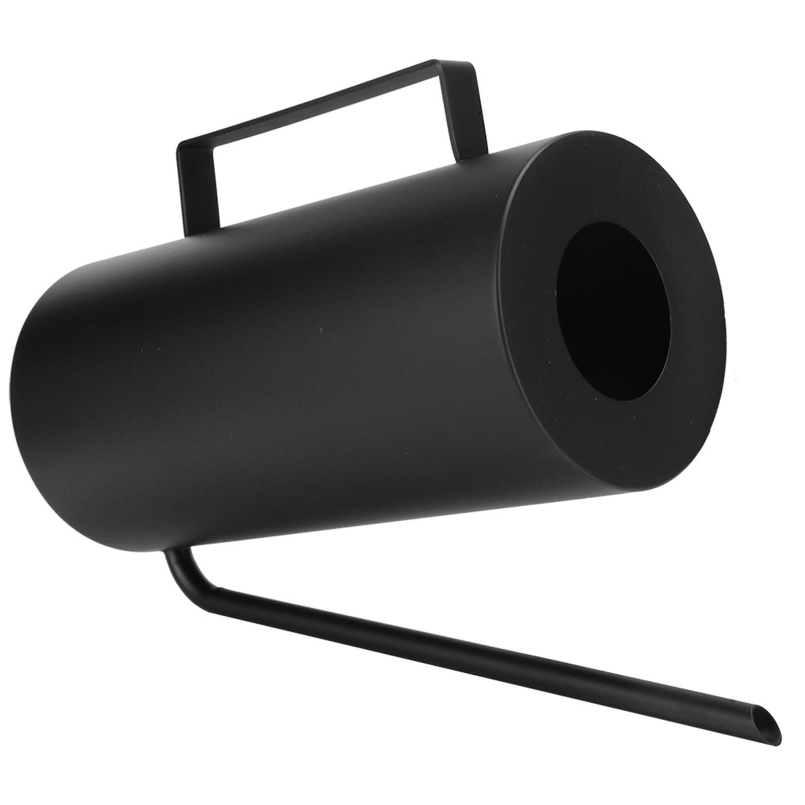 

Stainless Steel Long Spout Flower Plant Watering Can Pot for Patio Garden Lawn Black 1.5L