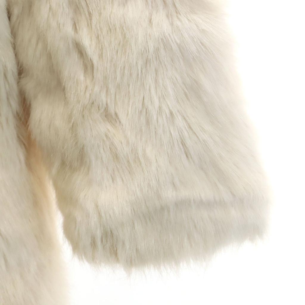 SNIDEL Fake Fur Coat F Ivory Women Used