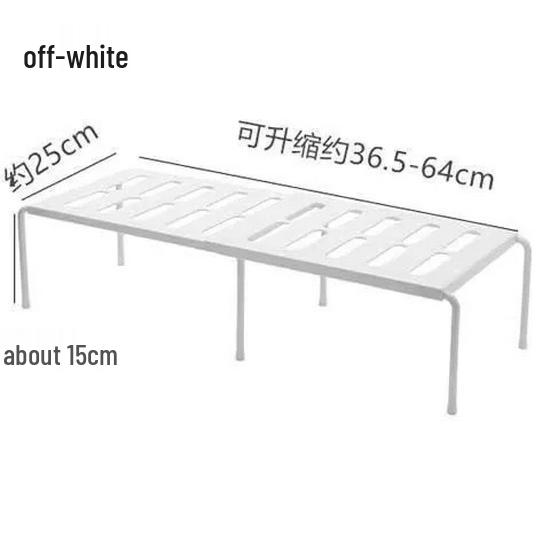 Retractable Space-Saving Shelf: Multi-functional Kitchen & Wardrobe Divider