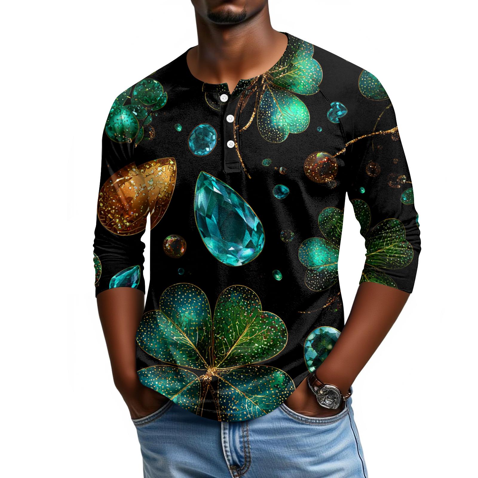 

Men s Raglan Sleeve Three-quarter Sleeve Top XL