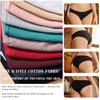 3PCS/Set Damen Waffel Baumwolle Slips Sexy Dessous Damen Unterwäsche Unterhose Slips Mädchen Einfarbige Intime Slips Für Frau