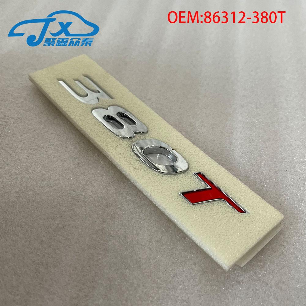 Označení objemu motoru 380t logo Pro HYUNDAI sonata DN8