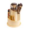 Rotatable Makeup Brush Holder Large Capacity Rotate Dustproof Cosmetic Brush Organizer