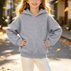 Unisex Kids Long Sleeve Hoodie for Boys and Girls Color Casual Comfortable Pullover